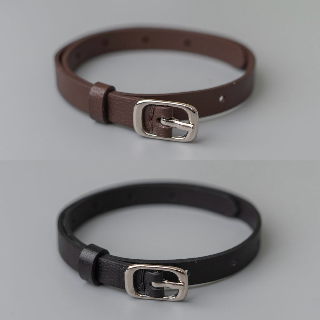 Leather belt