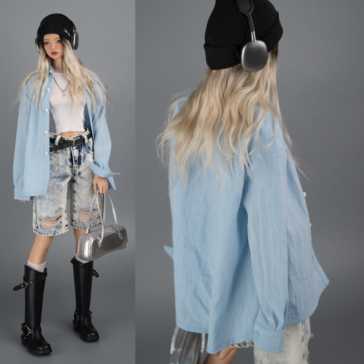 Oversized Shirt for 60-62cm Dolls