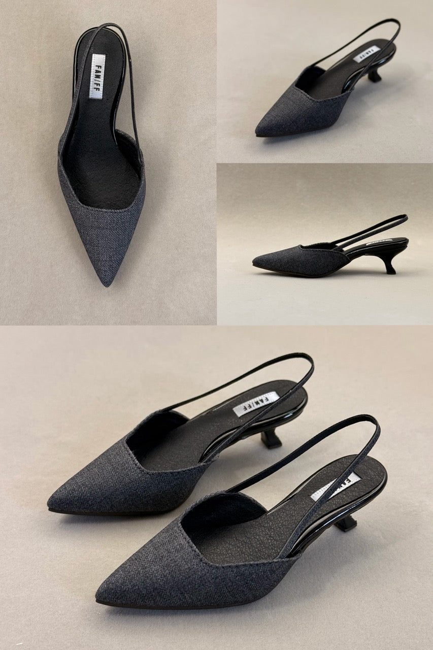 Kitten Heeled Slingback