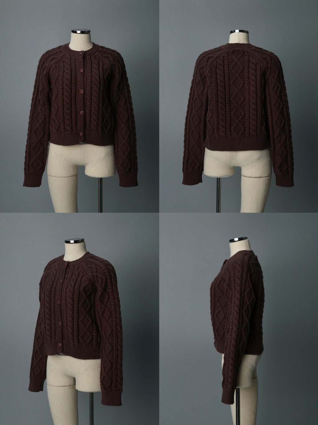 Cable-Knit Cardigan