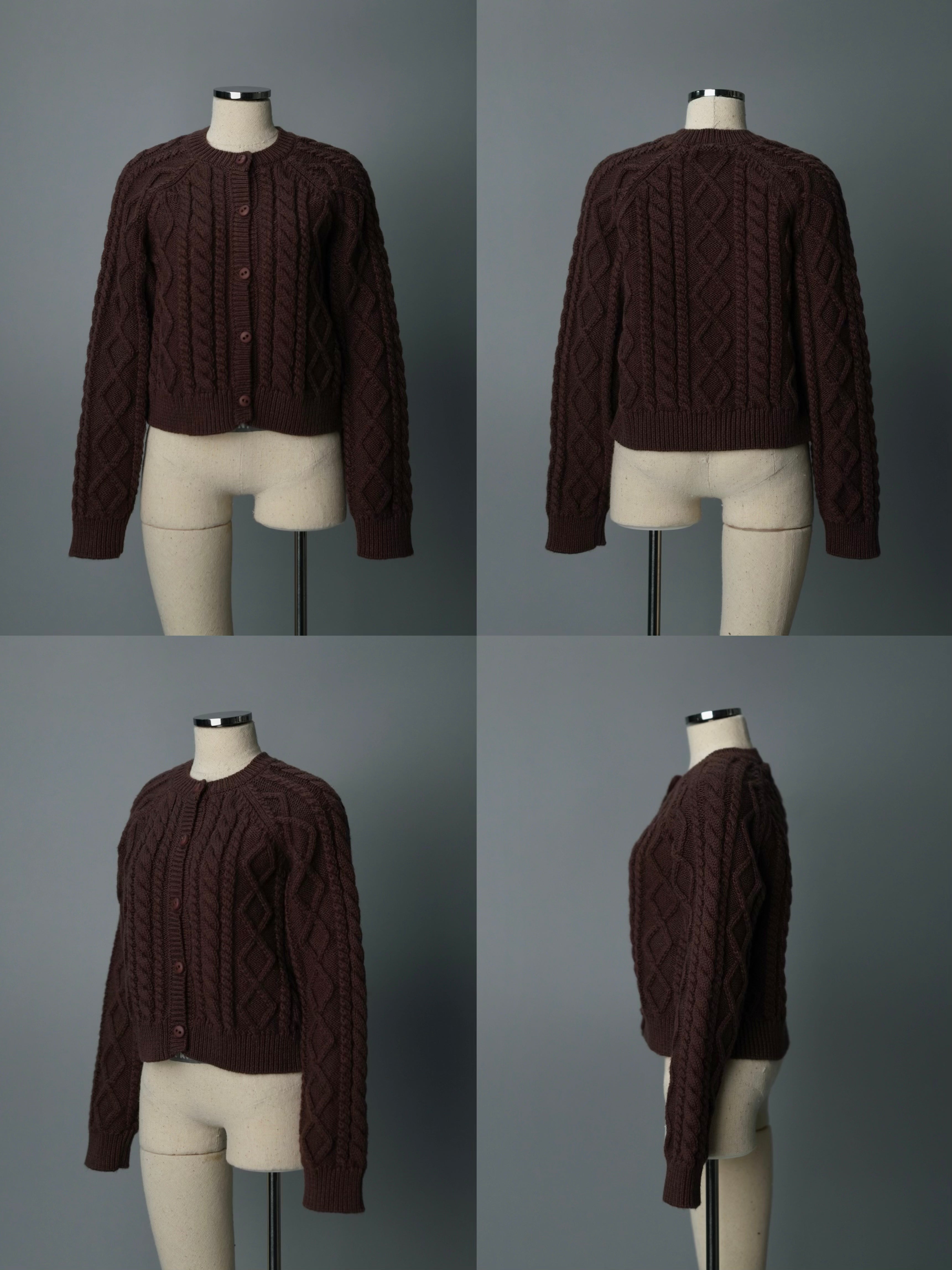 Cable-Knit Cardigan